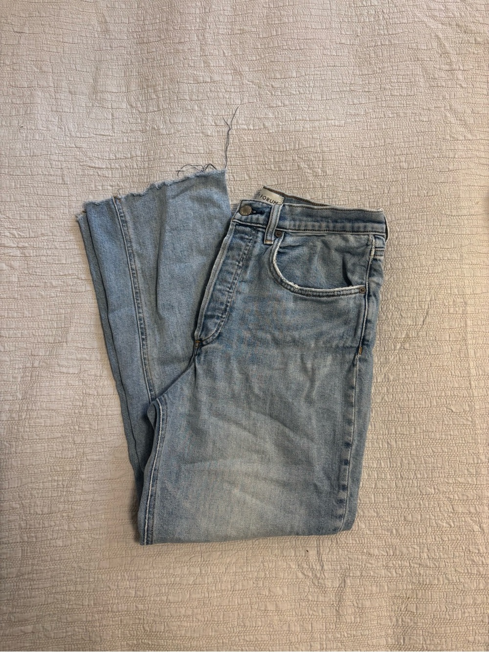Denim Forum The Arlo High Rise Straight 28L, S30